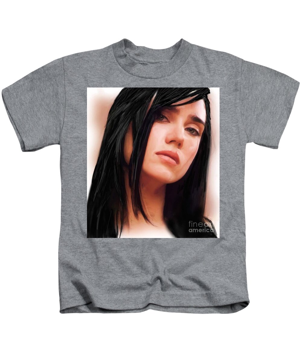 Jennifer Connelly Kids T-Shirt by Javier Alfaro - Pixels