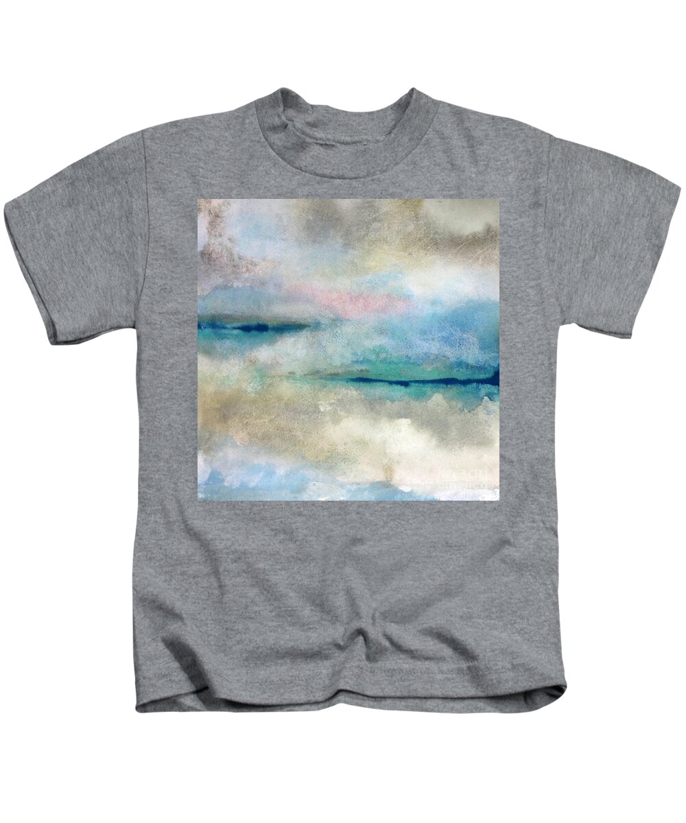 Original Watercolors Kids T-Shirt featuring the painting Kaleidoscope Dreams 1 by Chris Paschke