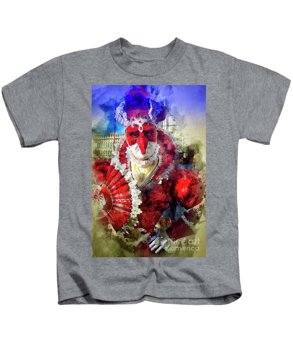 Venice Kids T-Shirt featuring the photograph Knave of Hearts by Jack Torcello