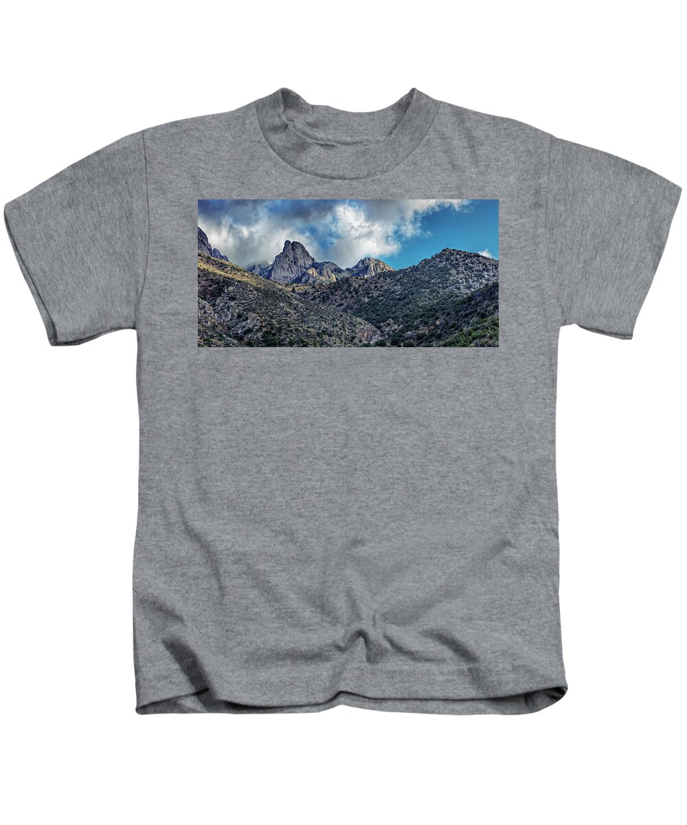 Landscape Kids T-Shirt featuring the photograph La Luz Trail by Michael McKenney