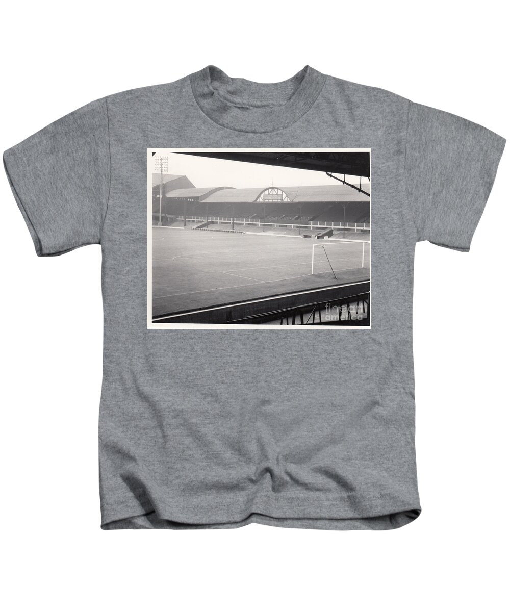 Liverpool Kids T-Shirt featuring the photograph Liverpool - Anfield - Main Stand 1 - 1969 - Leitch by Legendary Football Grounds