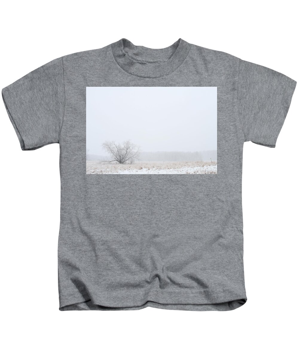 Winter Kids T-Shirt featuring the photograph Lonely by Monroe Payne