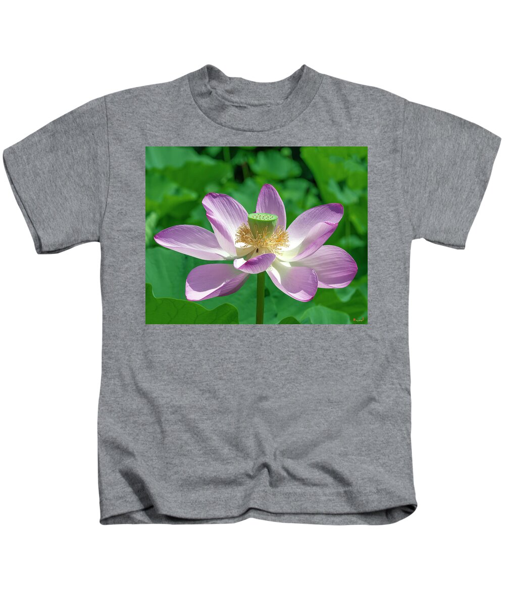 Lotus Kids T-Shirt featuring the photograph Lotus--Fading iii DL0081 by Gerry Gantt