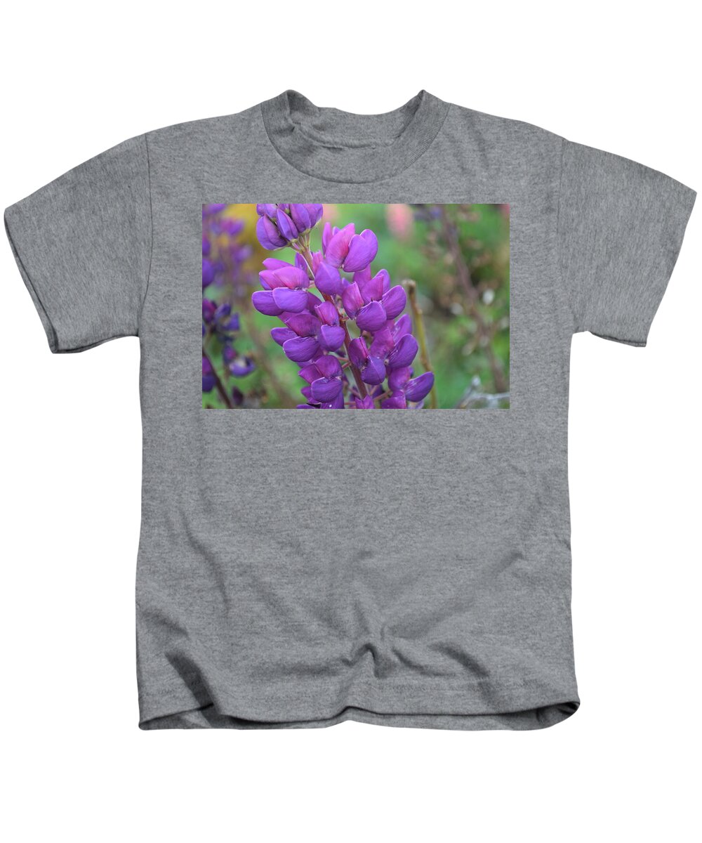Ireland Kids T-Shirt featuring the photograph Lough Eske Flower by Curtis Krusie