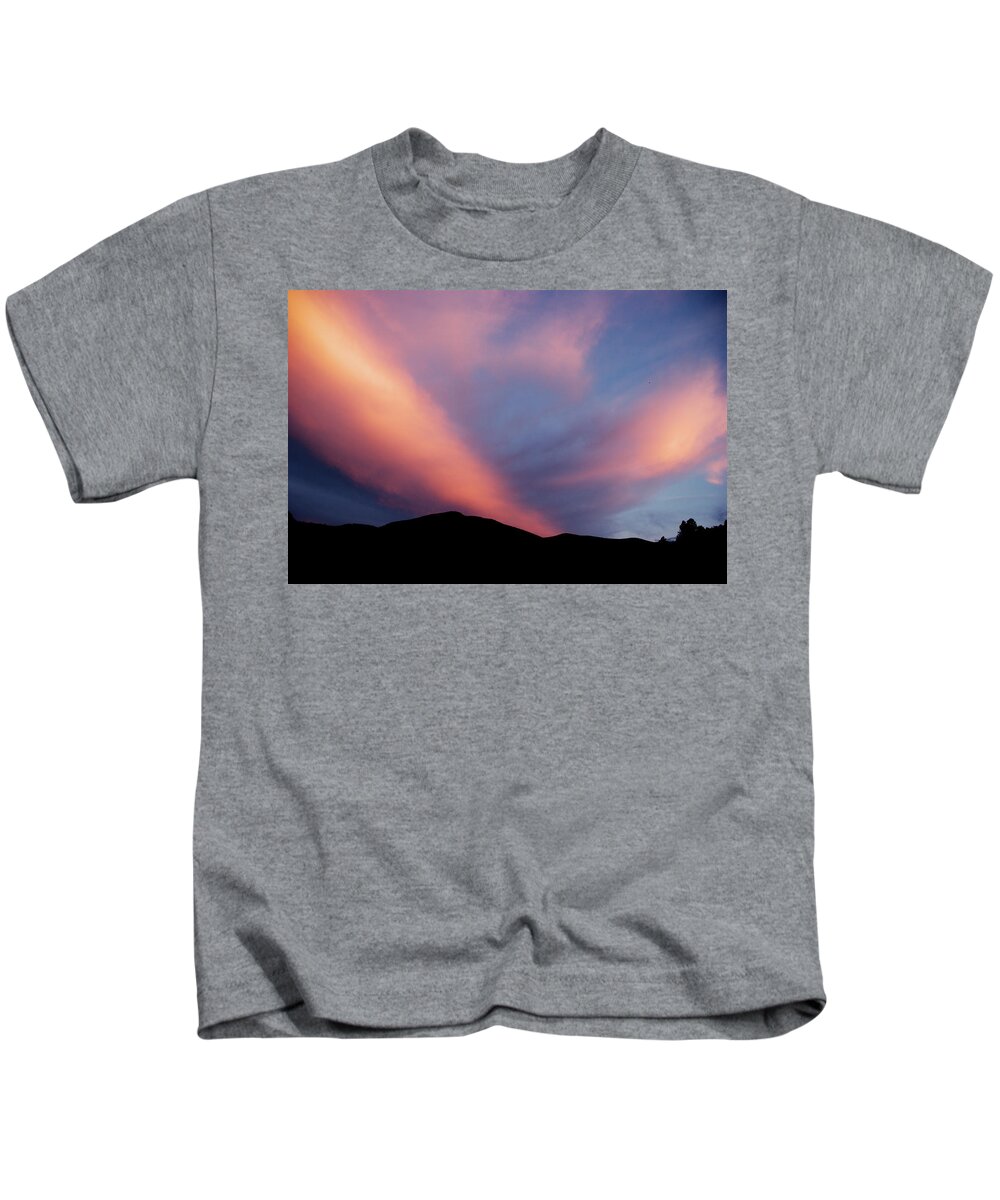 Colorado Kids T-Shirt featuring the photograph Lucky Sunset by Kristin Davidson