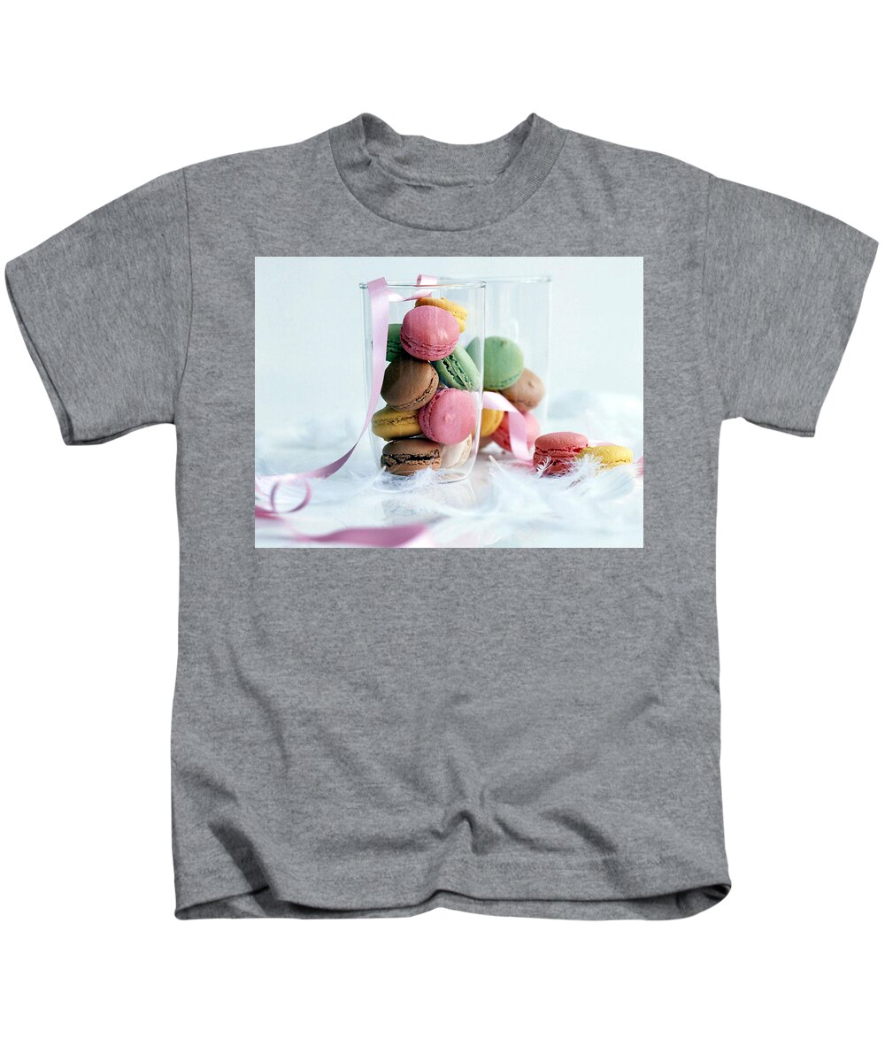 Macaron Kids T-Shirt featuring the photograph Macaron by Jackie Russo