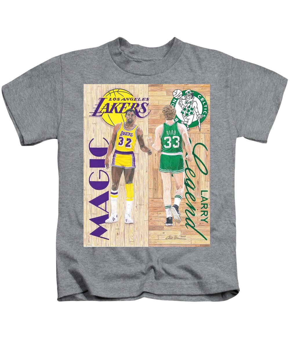 Magic Johnson La Lakers Caricature Shirt - High-Quality Printed Brand