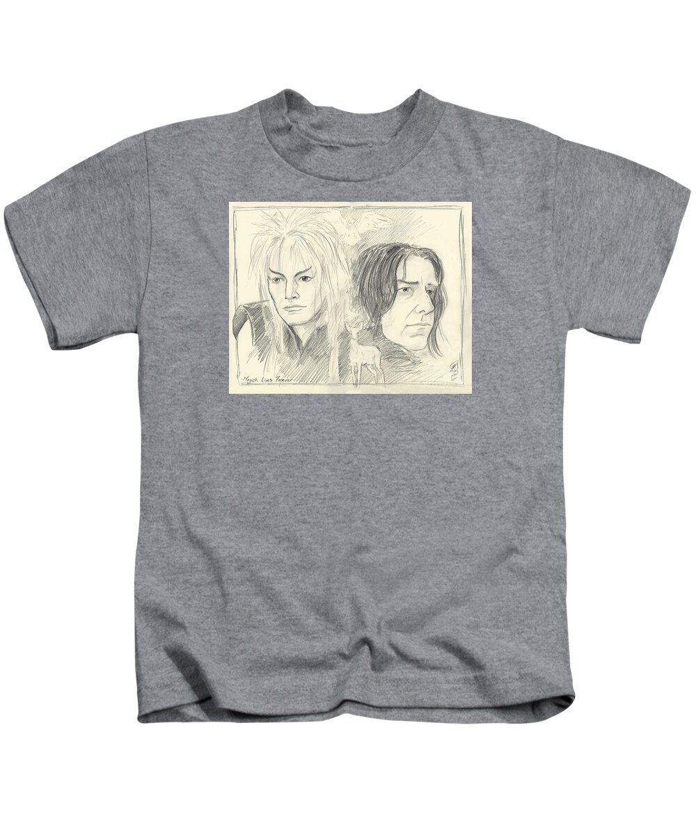 Magic Kids T-Shirt featuring the drawing Magick Lives Forever by Brandy Woods
