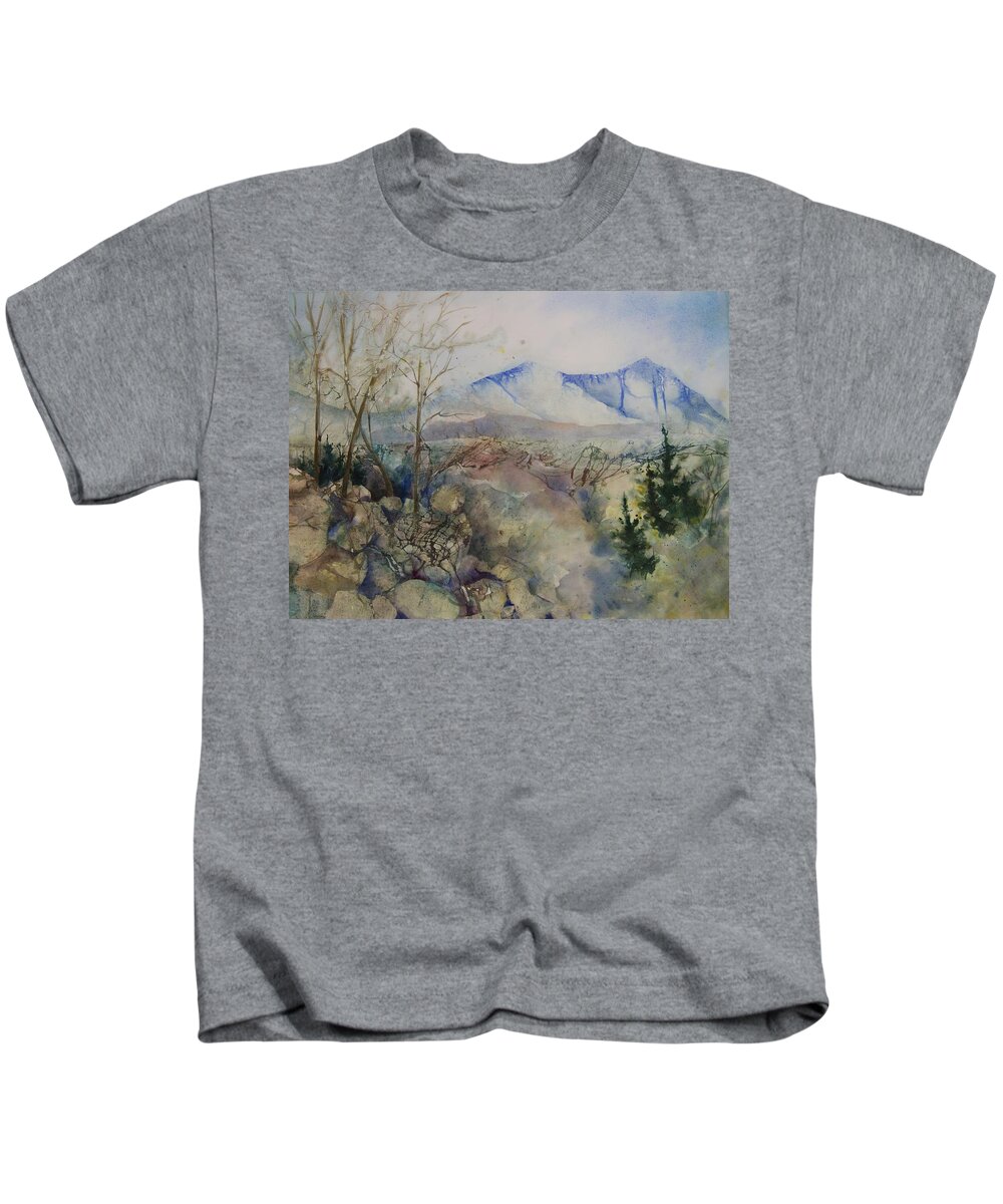 Landscape Kids T-Shirt featuring the painting Memories of Vacation by Marlene Gremillion