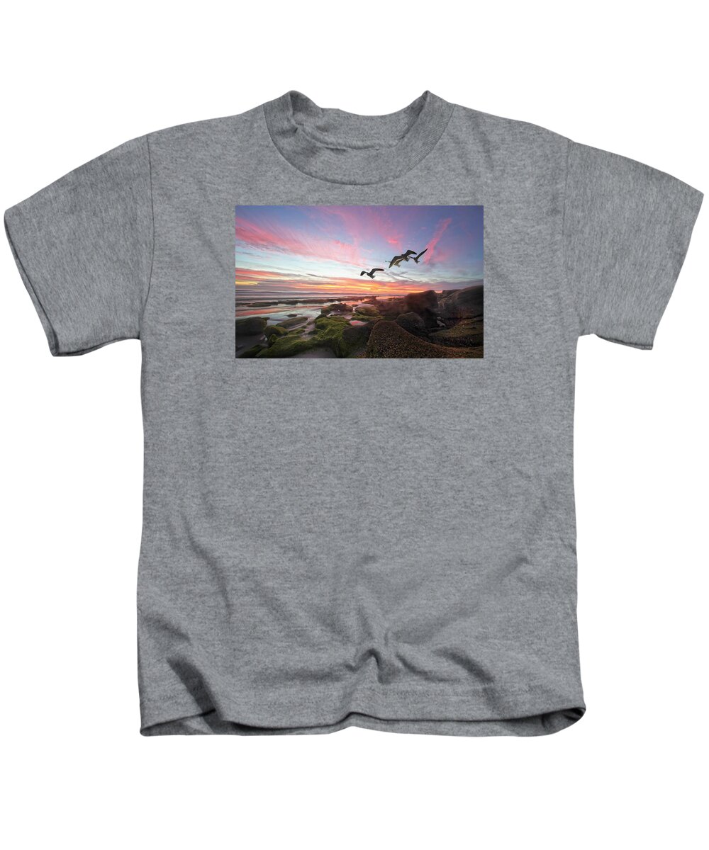 Star Kids T-Shirt featuring the photograph Morning Flght by Robert Och
