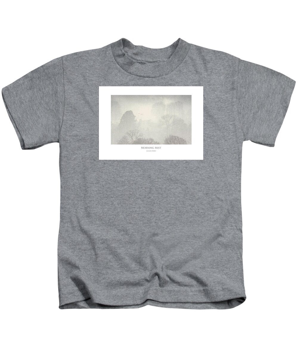 Mist Kids T-Shirt featuring the digital art Morning Mist by Julian Perry