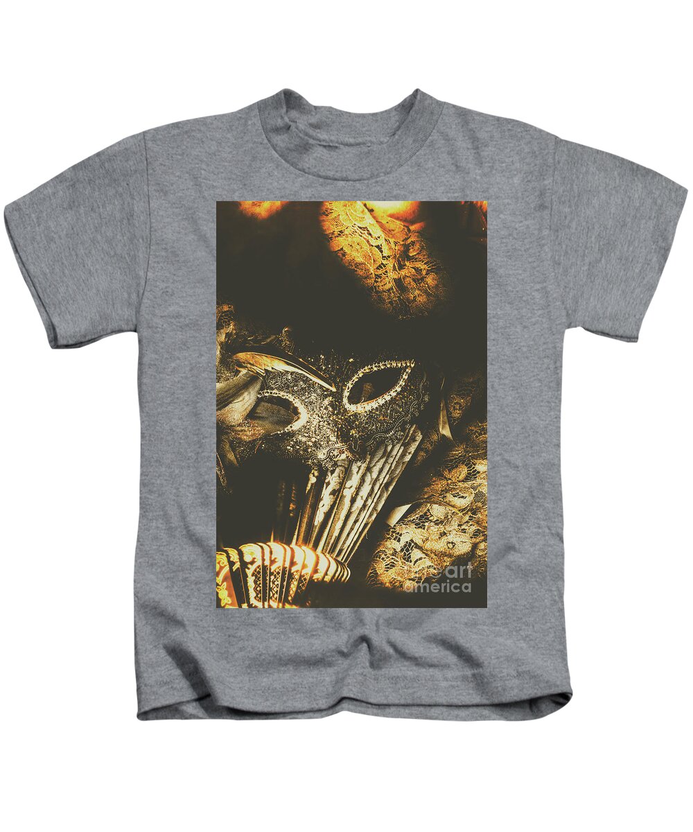 Fantasy Kids T-Shirt featuring the photograph Mysterious disguise by Jorgo Photography
