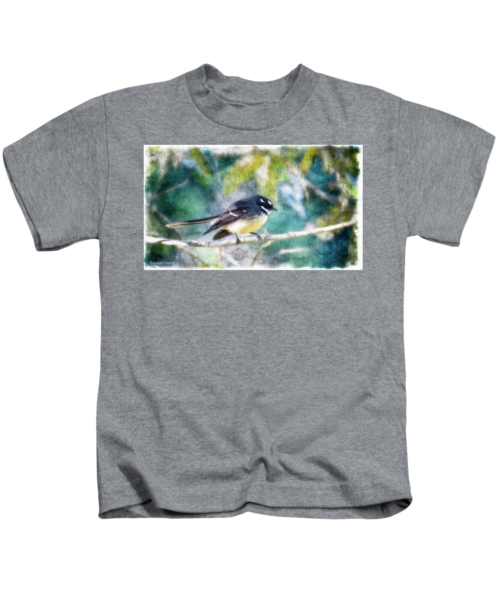 Birds Kids T-Shirt featuring the photograph Natures beauty 666 by Kevin Chippindall