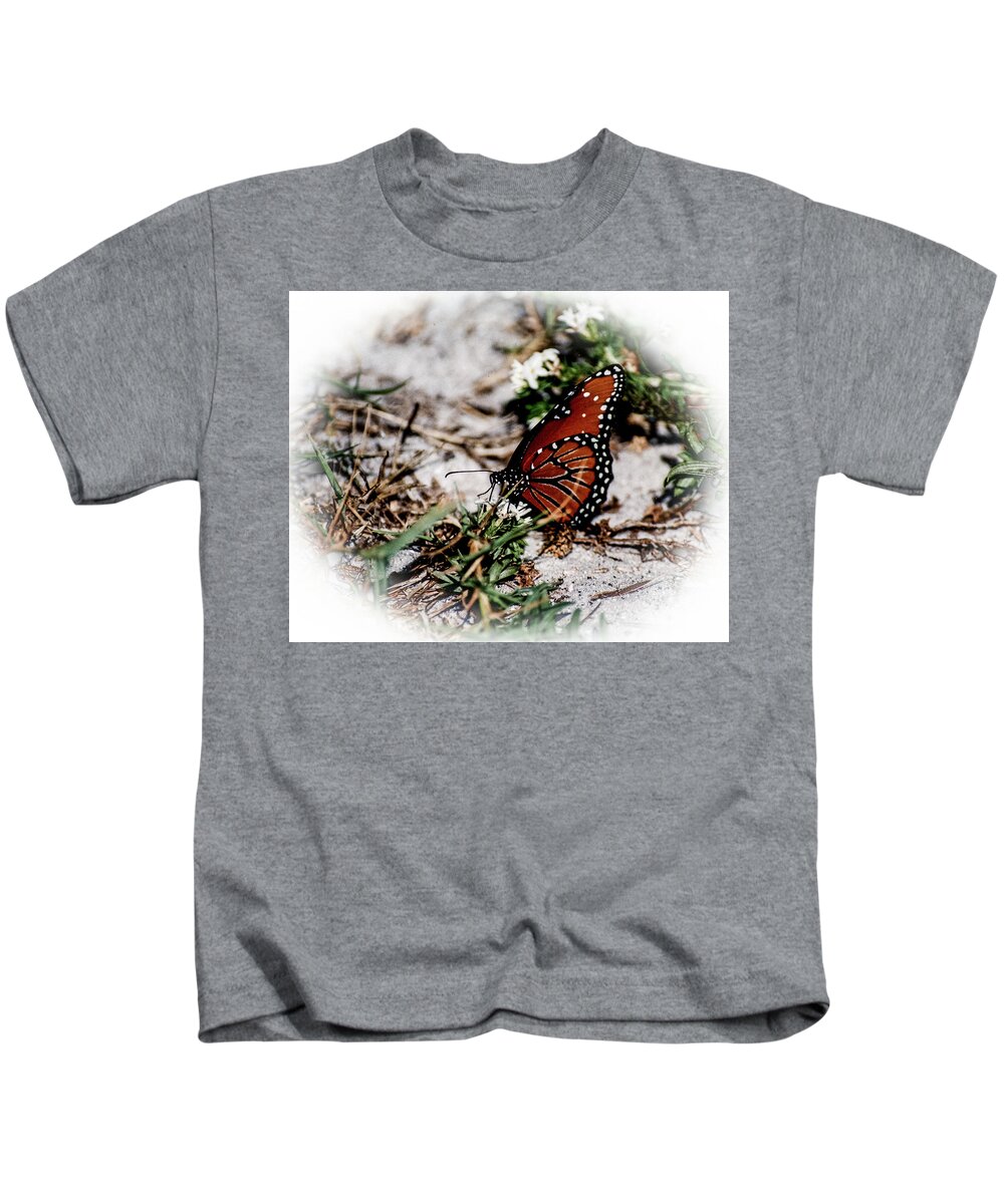 Butterflys Kids T-Shirt featuring the photograph Natures Beauty by Rick Redman