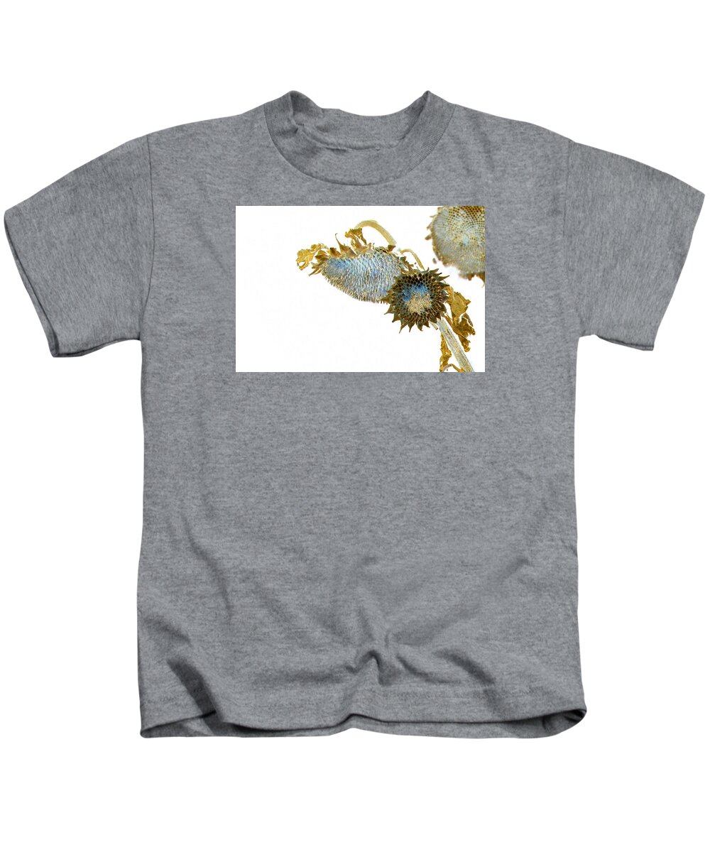 Abstract Kids T-Shirt featuring the photograph Night Flowers by David Ralph Johnson