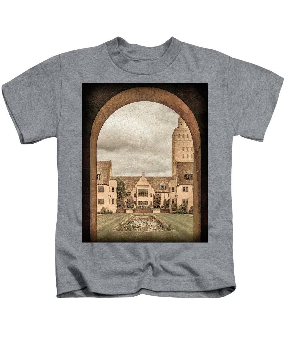 England Kids T-Shirt featuring the photograph Oxford, England - Nuffield College by Mark Forte
