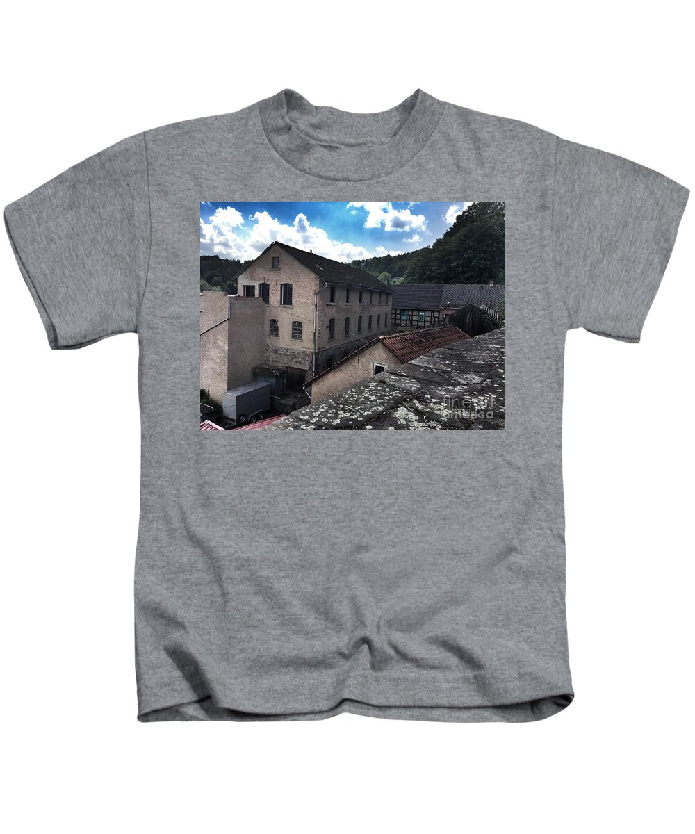 Old Kids T-Shirt featuring the photograph Old factory by Eva-Maria Di Bella