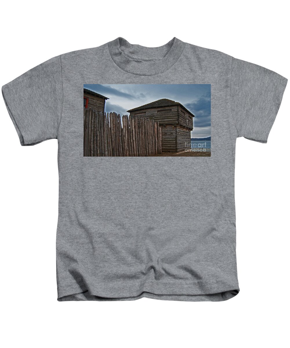 Fort Kids T-Shirt featuring the photograph Old Fort Madison by George D Gordon III