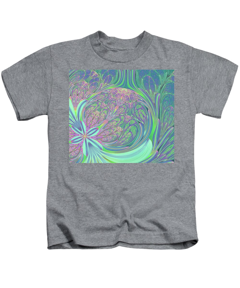 Fantasy Kids T-Shirt featuring the digital art ORB by Kelly Dallas