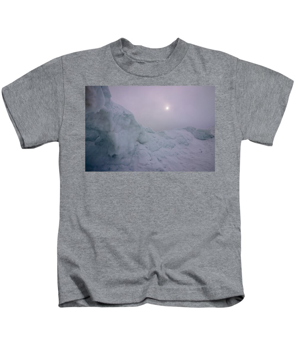  Ice Kids T-Shirt featuring the photograph Out of this World by Steve L'Italien