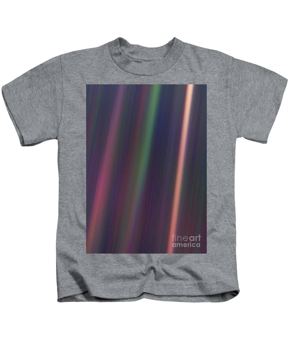 Pale Blue Dot Kids T-Shirt featuring the photograph Pale Blue Dot Voyager 1 by Doc Braham