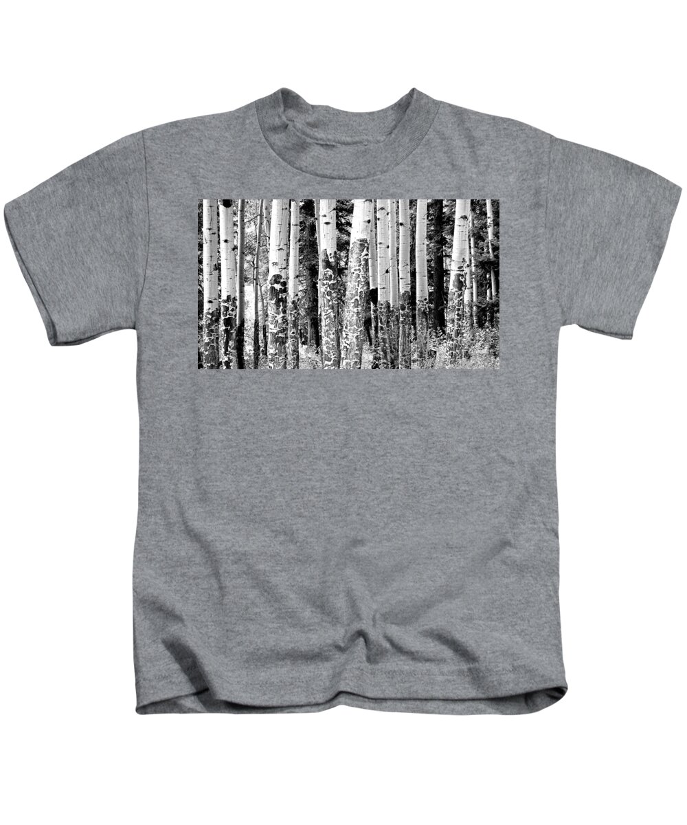 Landscape Kids T-Shirt featuring the photograph Paper Birch by Julie Lueders 