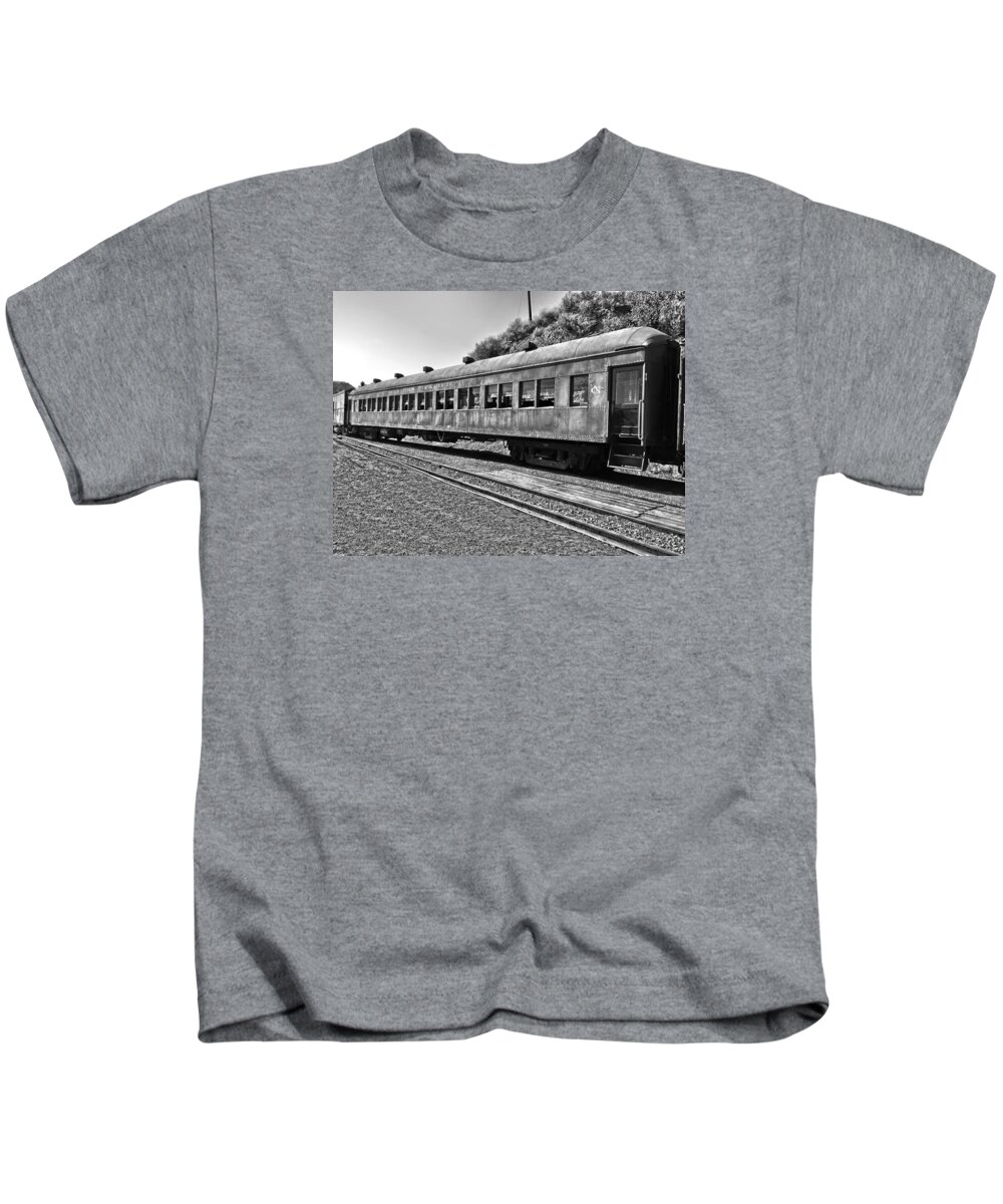 Passenger Car Kids T-Shirt featuring the photograph Passenger Ready by Brad Hodges