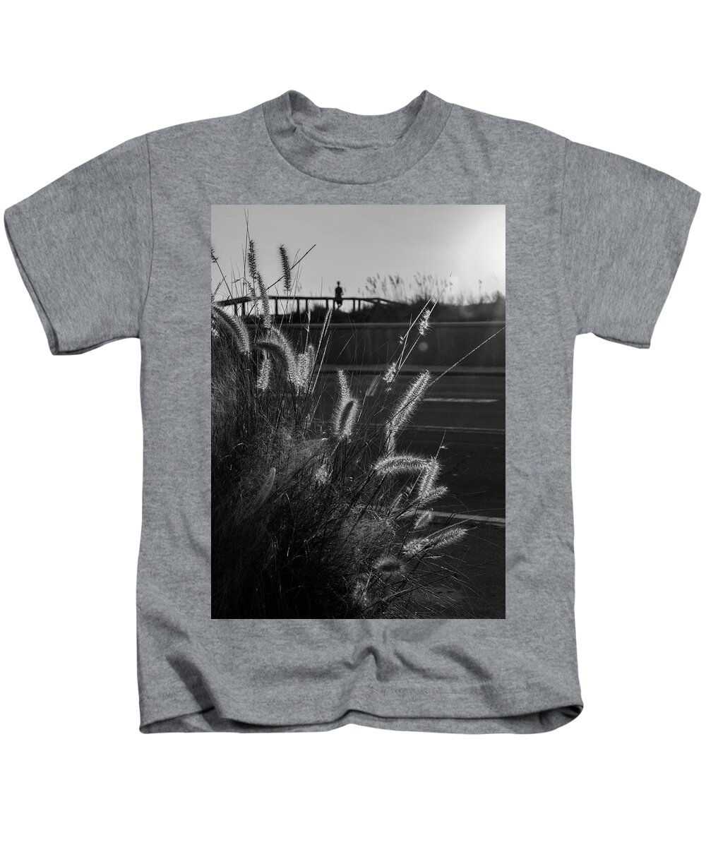 Grass Kids T-Shirt featuring the photograph Path to the Beach by Lisa Malecki