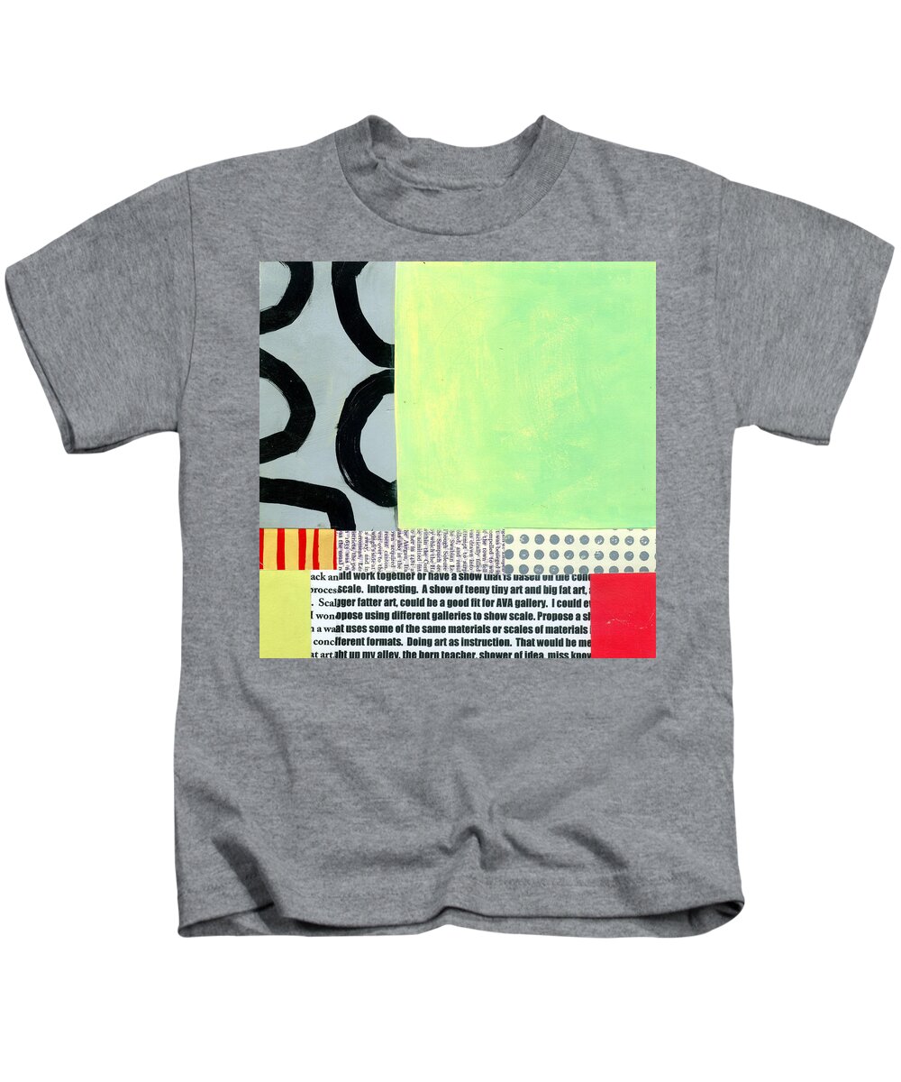 Abstract Art Kids T-Shirt featuring the painting Pattern # 12 by Jane Davies