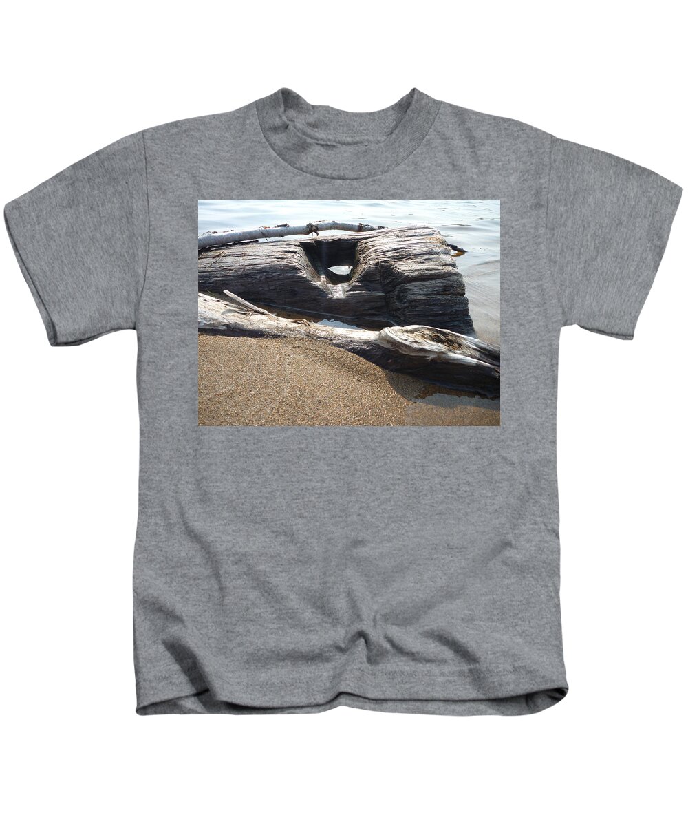 Beach Kids T-Shirt featuring the photograph Peekaboo by Gigi Dequanne