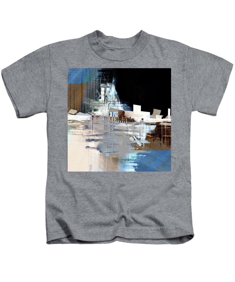 Modern Contemporary Kids T-Shirt featuring the digital art Penman Original-1315 by Andrew Penman