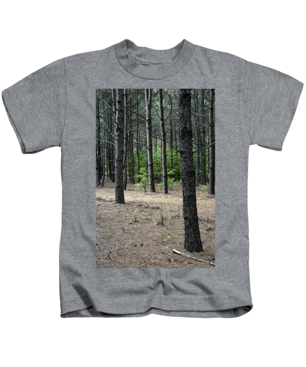 Pine Trees Kids T-Shirt featuring the photograph Pine Floor - Georgia by DArcy Evans