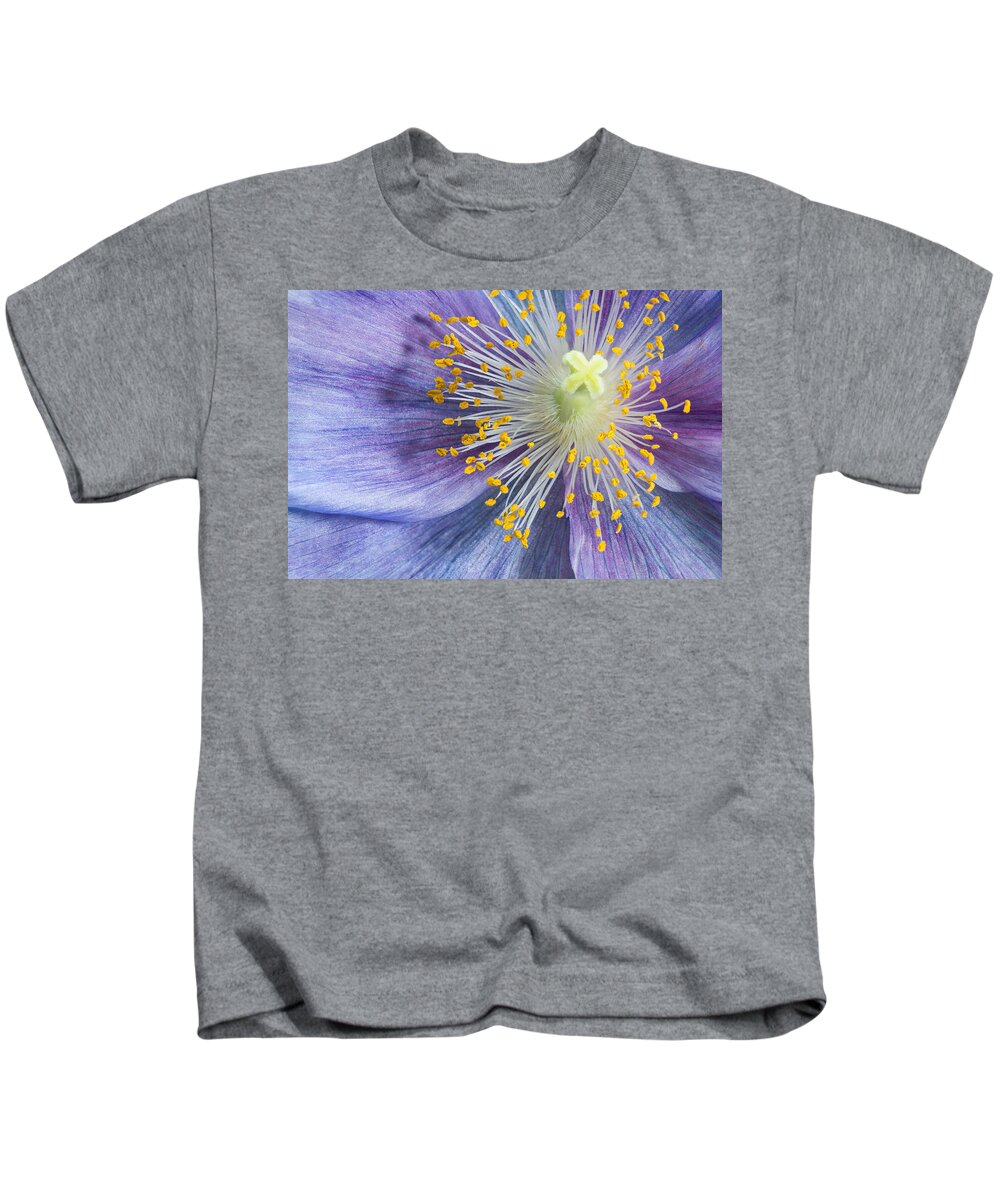 Poppy Kids T-Shirt featuring the photograph Poppy Fireworks by Denise Bush