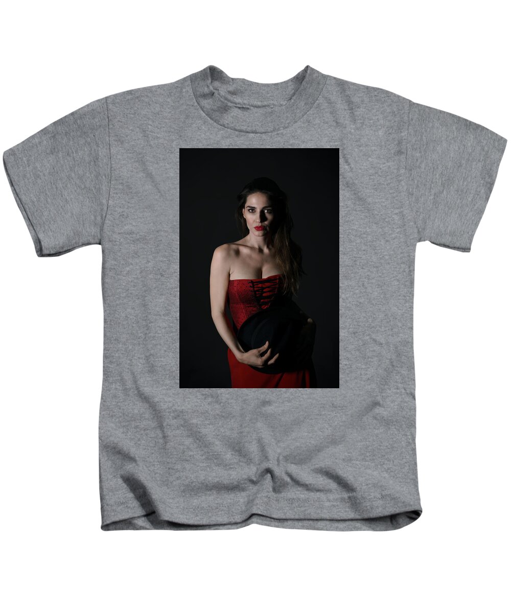 Portrait Kids T-Shirt featuring the photograph Portrait by Robert Krajnc