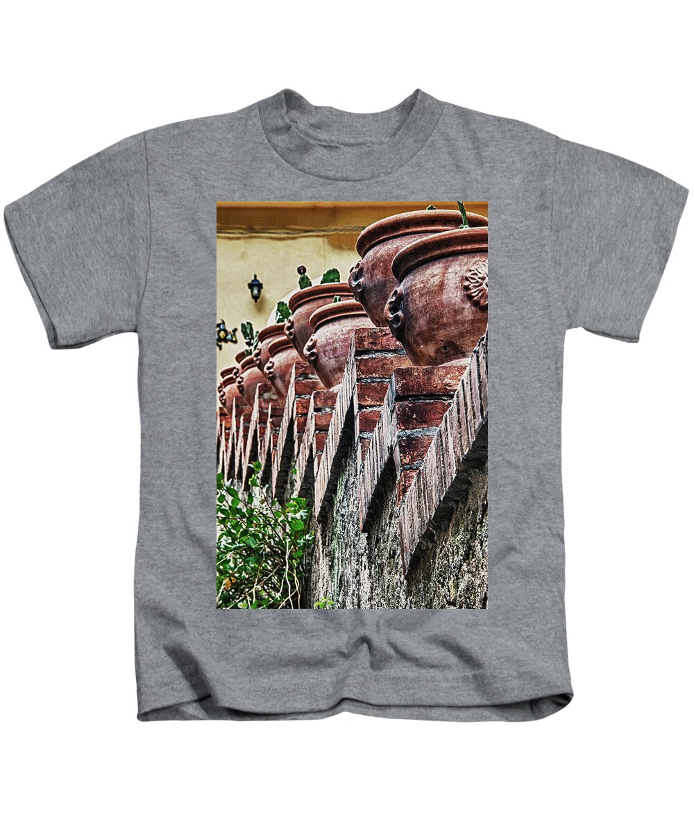  Kids T-Shirt featuring the photograph Pottery by Patrick Boening