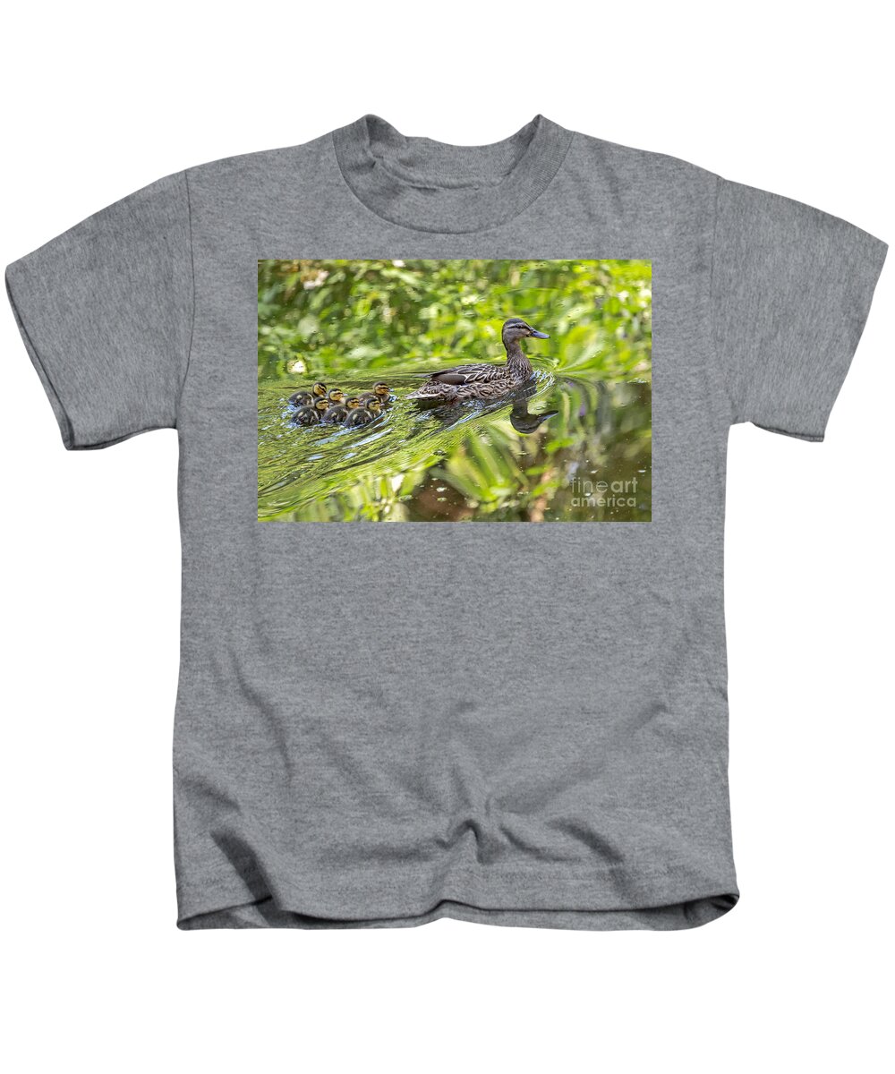 Birds Kids T-Shirt featuring the photograph Proud Mama by Kate Brown