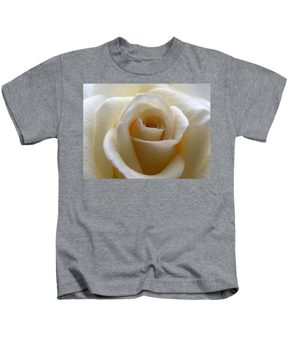 Rose Kids T-Shirt featuring the photograph Purity by Amy Fose