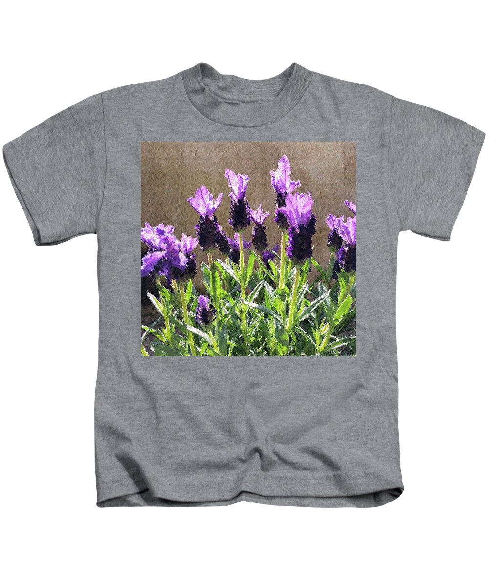  Kids T-Shirt featuring the digital art Purple by Julian Perry