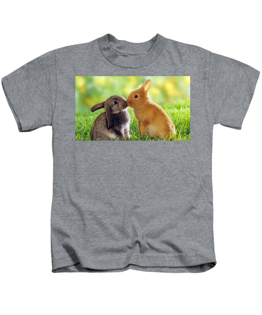 Rabbit Kids T-Shirt featuring the photograph Rabbit by Mariel Mcmeeking