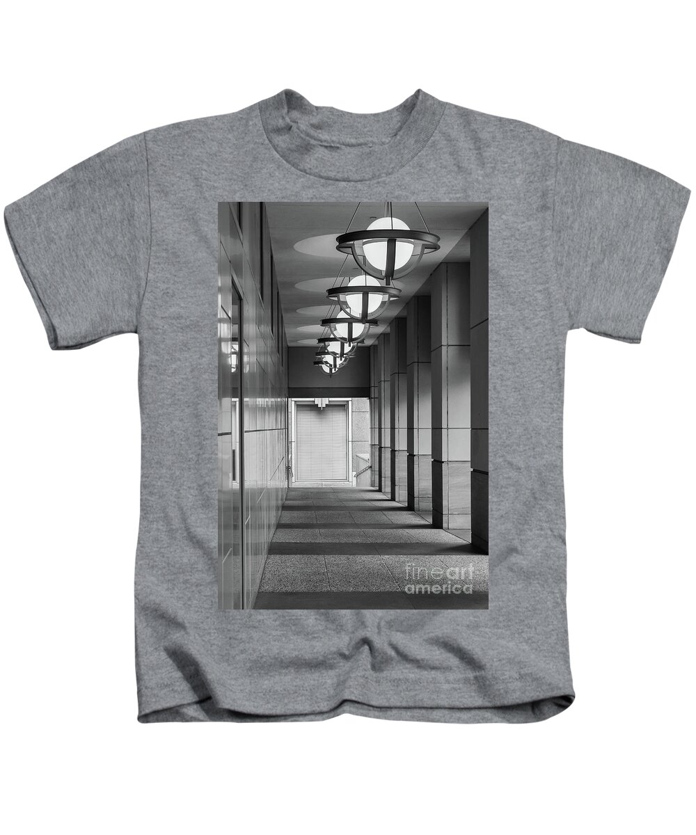 Architecture Kids T-Shirt featuring the photograph Recession by Dean Birinyi