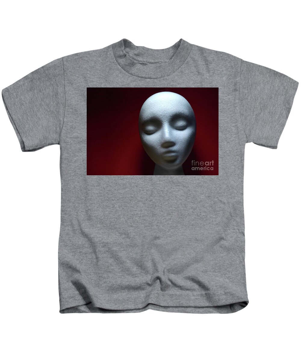 Concept Kids T-Shirt featuring the photograph Red And Head by Dan Holm