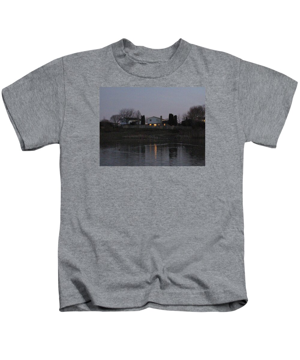 Pond Kids T-Shirt featuring the photograph Reflective Pond by Christy P