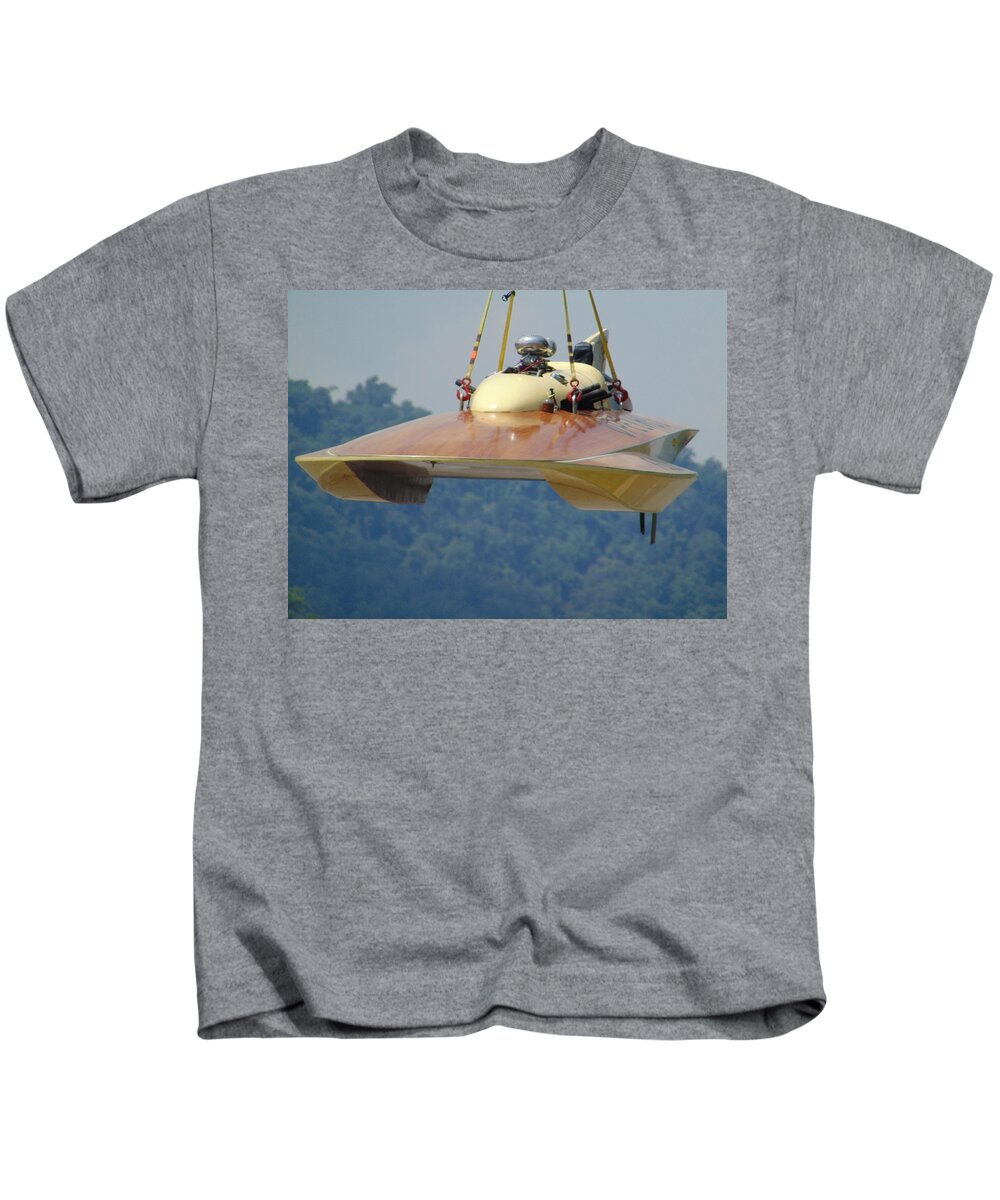 Boats Kids T-Shirt featuring the photograph Regatta by Leslie Manley