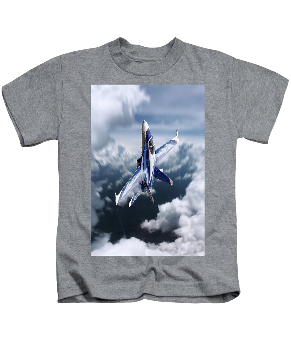 RFAC CF-18 Norad Kids T-Shirt by Airpower Art - Fine Art America