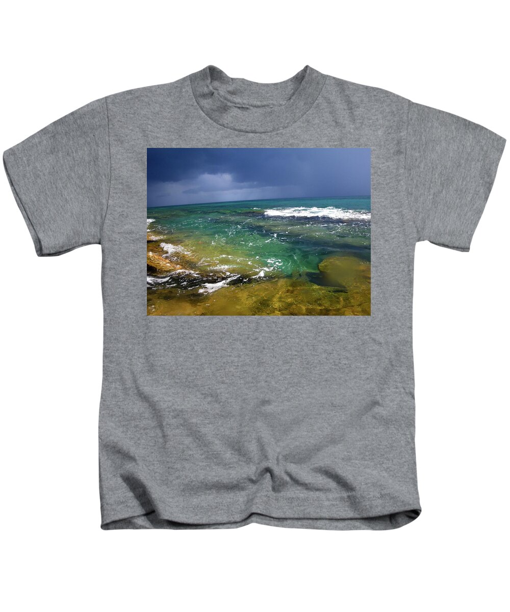  Kids T-Shirt featuring the photograph Rincon Puerto Rico 2013 by Leizel Grant