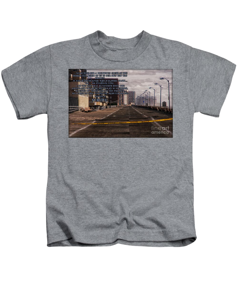 Apocalypse Kids T-Shirt featuring the digital art Road To Nowhere by Scott Evers