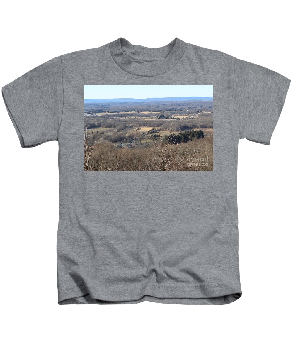 New Jersey Kids T-Shirt featuring the photograph Rt 80 Scenic Ovelook Allamuchy 2 by Christopher Lotito