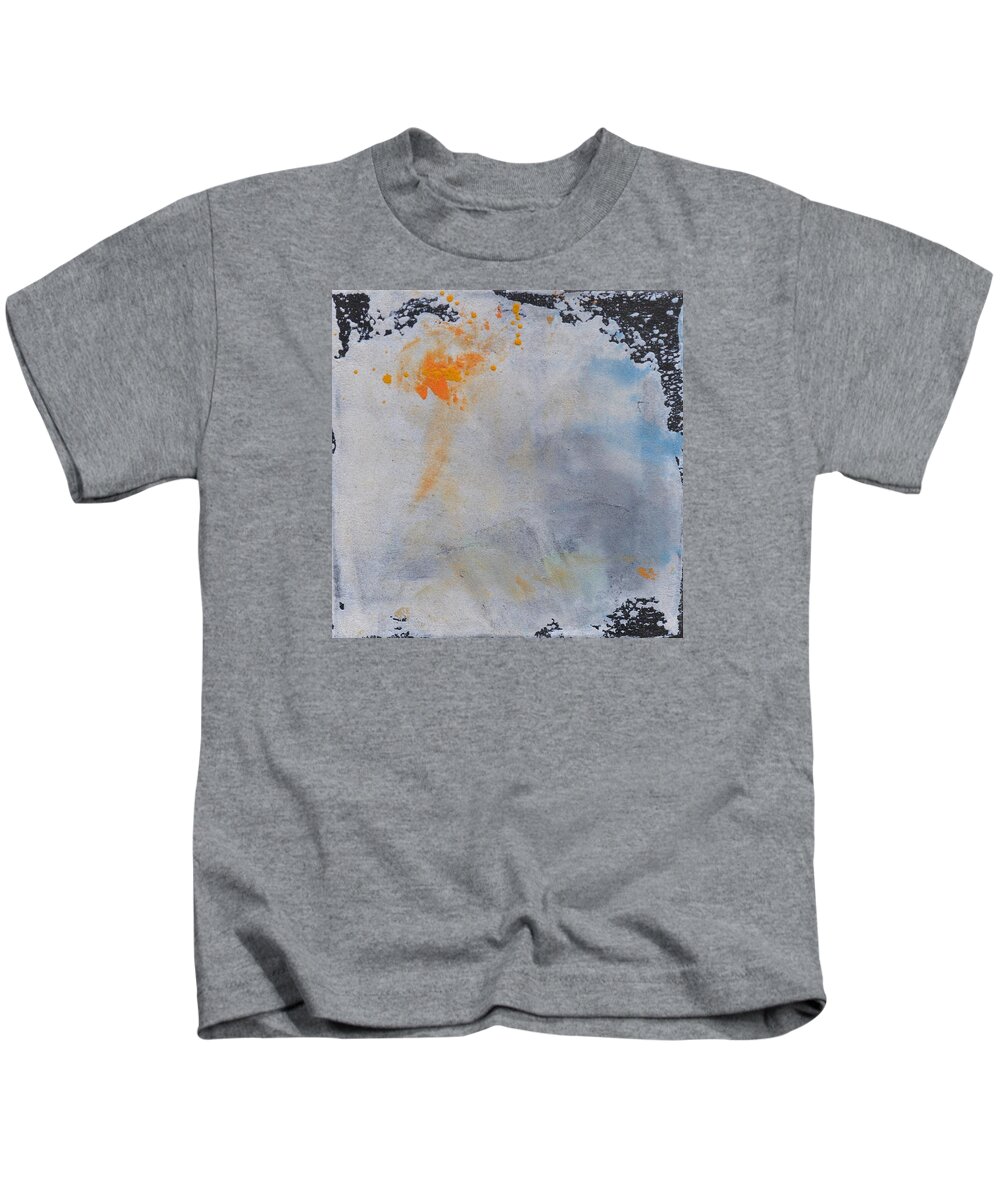Abstract Kids T-Shirt featuring the painting Sand Tile AM214126 by Eduard Meinema