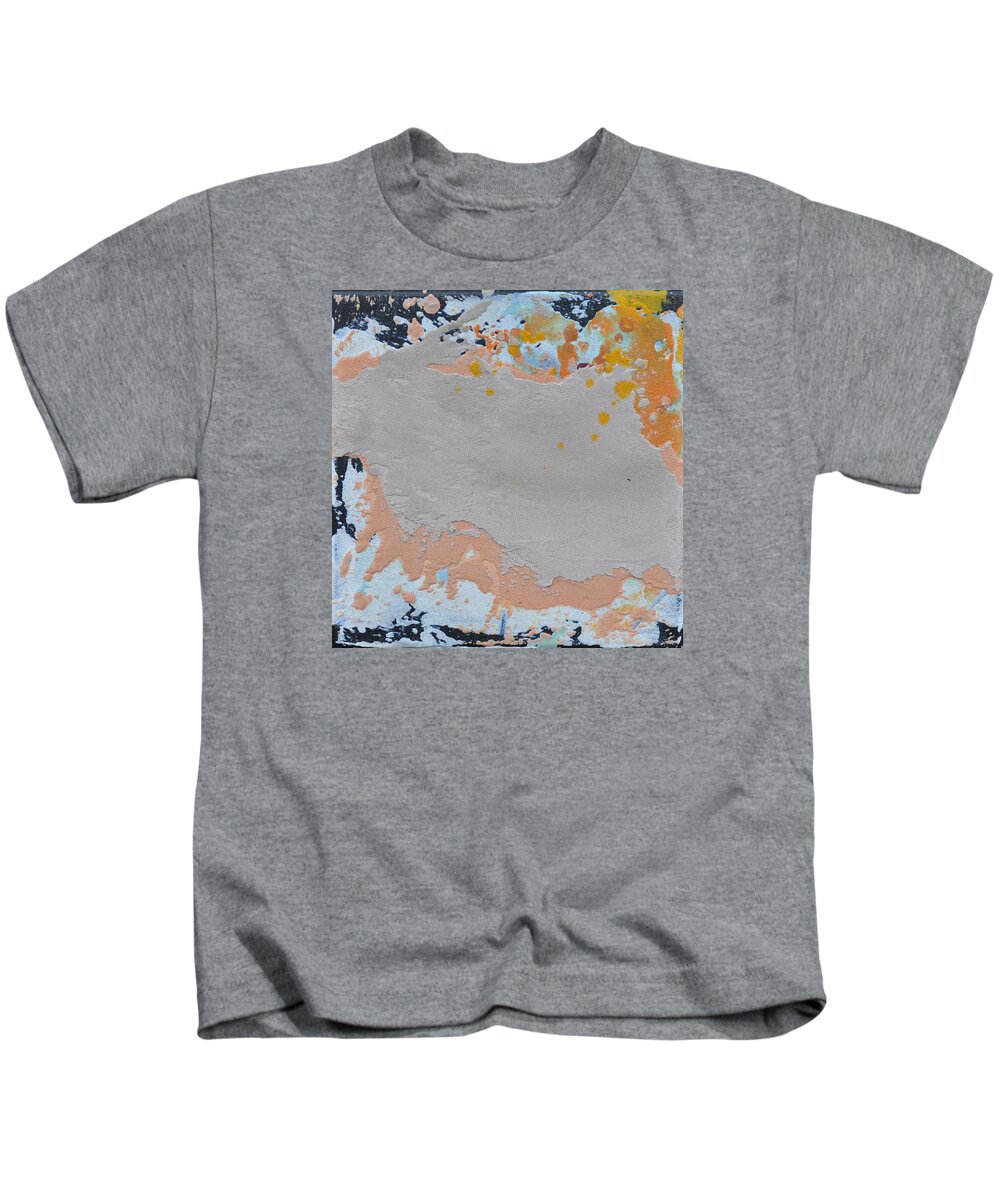 Abstract Kids T-Shirt featuring the painting SandTile AM214121 by Eduard Meinema