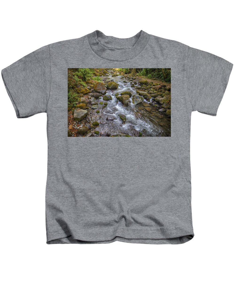 Savegre River Kids T-Shirt featuring the photograph Savegre River - Costa Rica 2 by Kathy Adams Clark